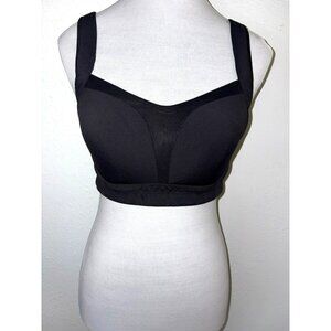 Lululemon Ta Ta Tamer Black Athletic Sports Bra Size 34DD
